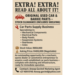 Car Parts Supply Business Car Parts Supply Business